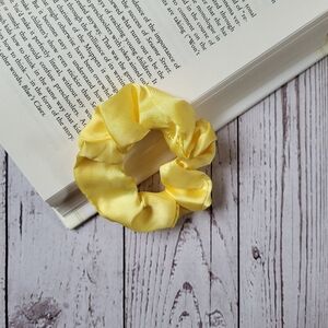 Yellow scrunchie, small size, $10 each OR FREE WITH PURCHASE ✨️